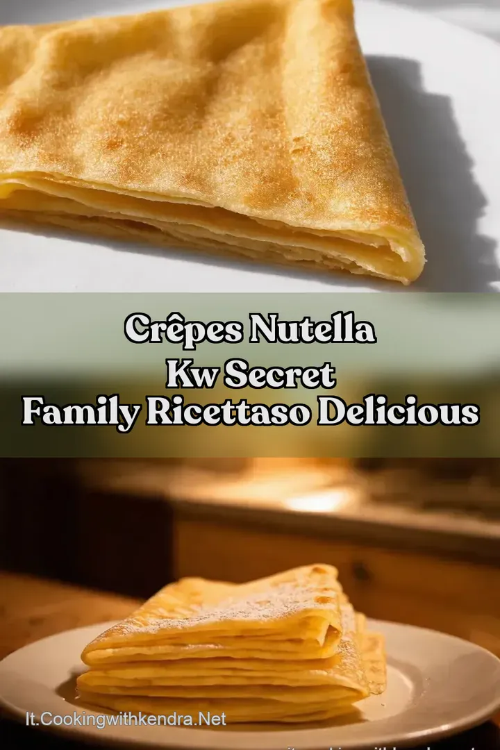 Cr&ecirc;pes Nutella kw Secret Family RicettaSo Delicious