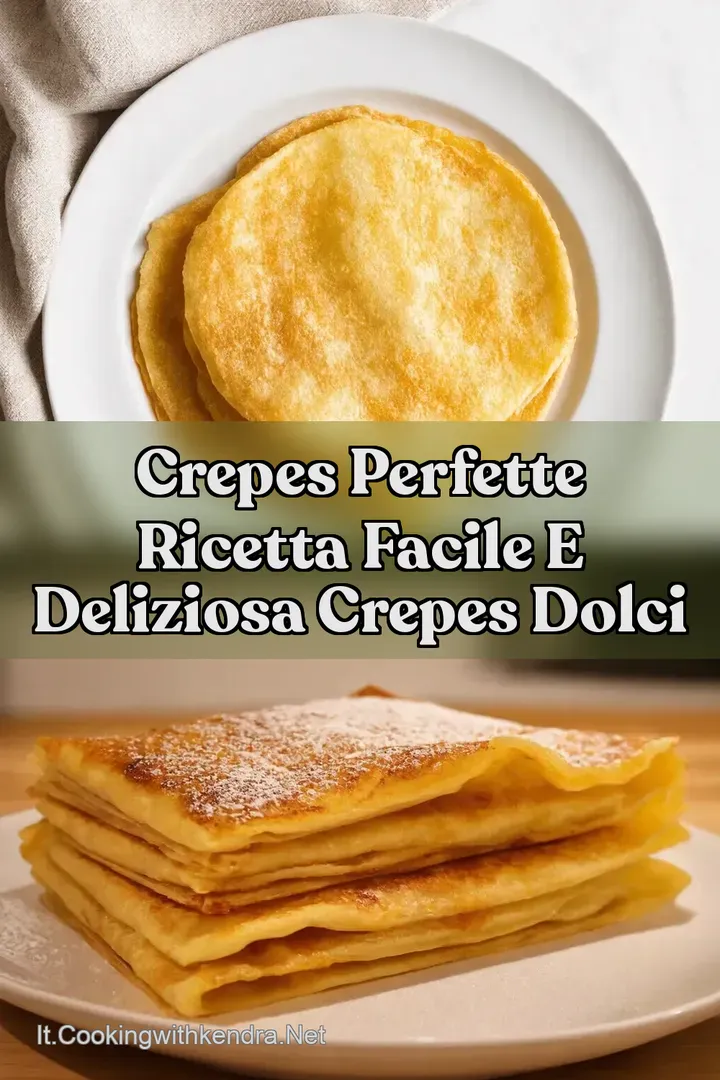Crepes Perfette Ricetta Facile e Deliziosa Crepes Dolci