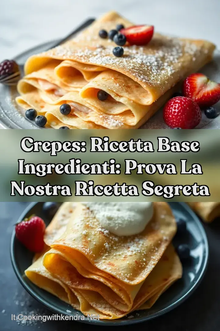 Crepes: Ricetta Base Ingredienti: Prova la Nostra Ricetta Segreta