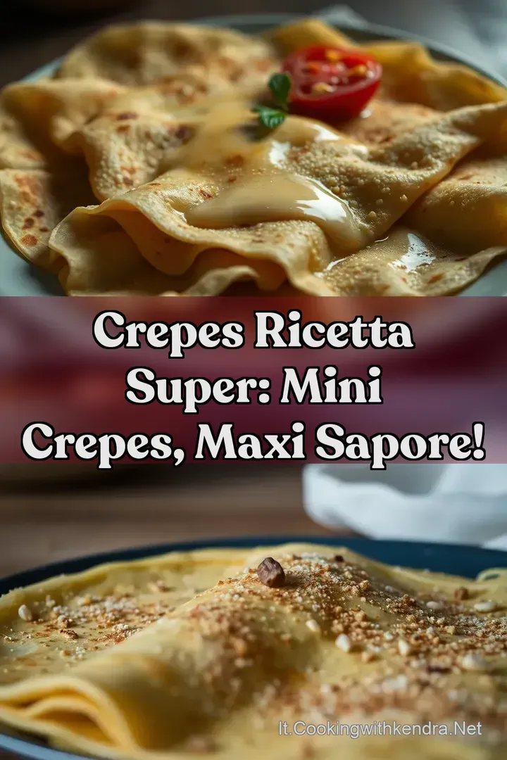 Crepes Ricetta Super: Mini Crepes Maxi Sapore!