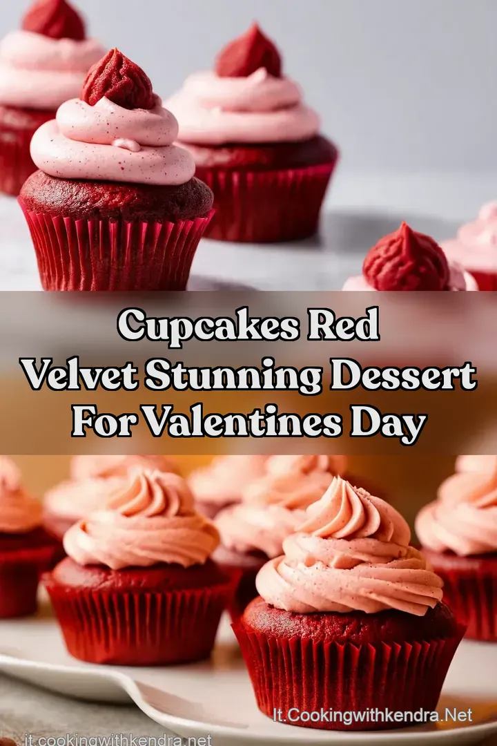 Cupcakes Red Velvet Stunning Dessert for Valentines Day