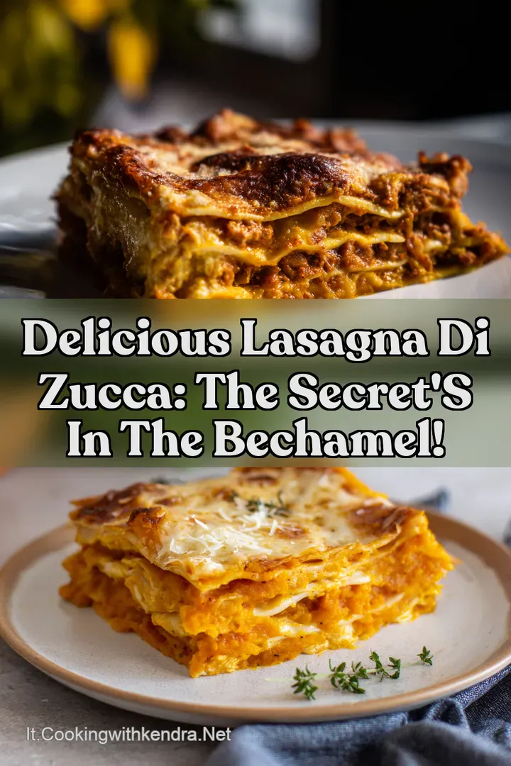 Delicious Lasagna di Zucca: The Secret s in the Bechamel!