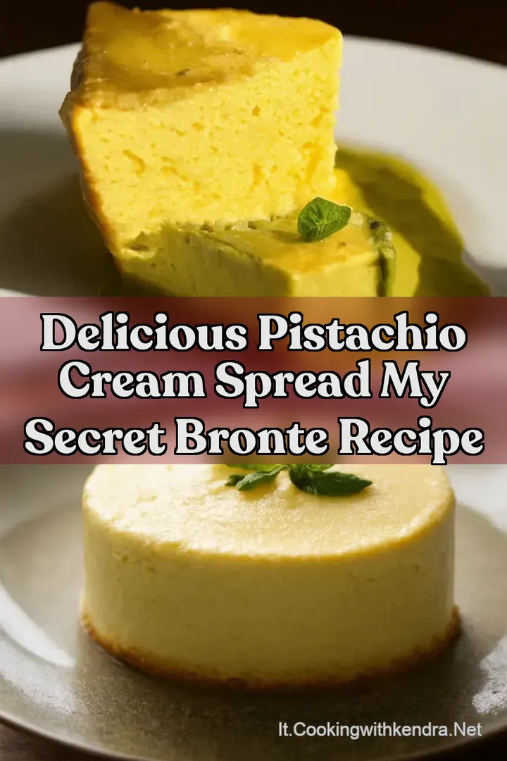Delicious Pistachio Cream Spread My Secret Bronte Recipe