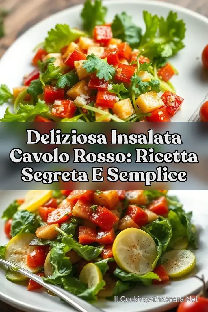 Deliziosa Insalata Cavolo Rosso: Ricetta Segreta e Semplice