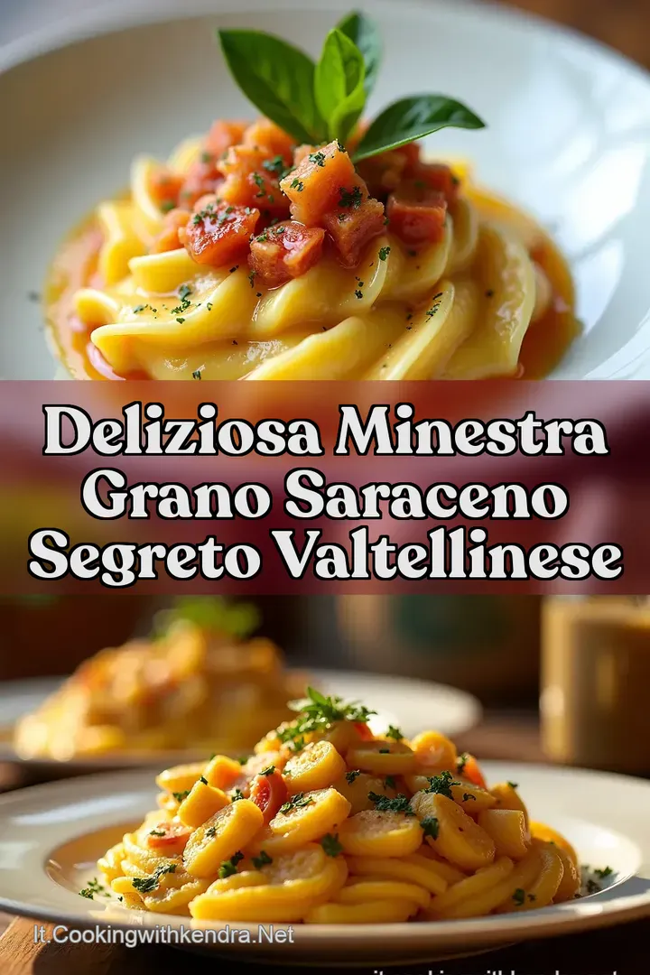 Deliziosa Minestra Grano Saraceno Segreto Valtellinese