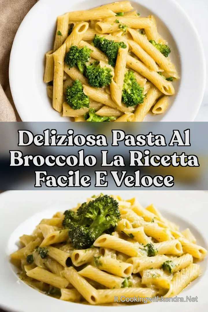 Deliziosa Pasta al Broccolo La Ricetta Facile e Veloce