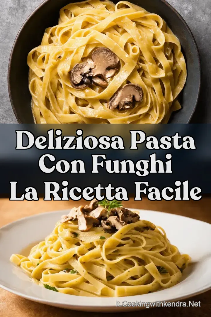 Deliziosa Pasta Con Funghi La Ricetta Facile