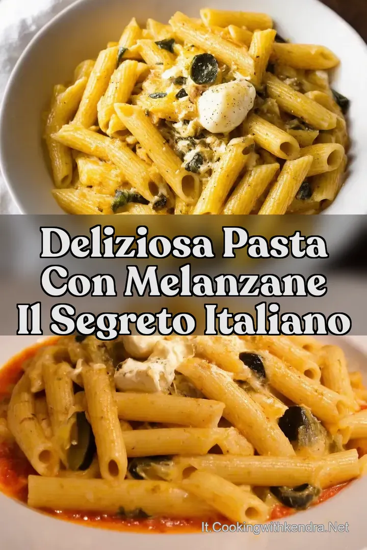 Deliziosa Pasta con Melanzane Il Segreto Italiano