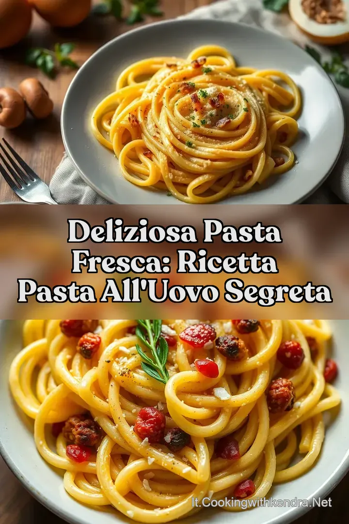 Deliziosa Pasta Fresca: Ricetta Pasta all Uovo Segreta