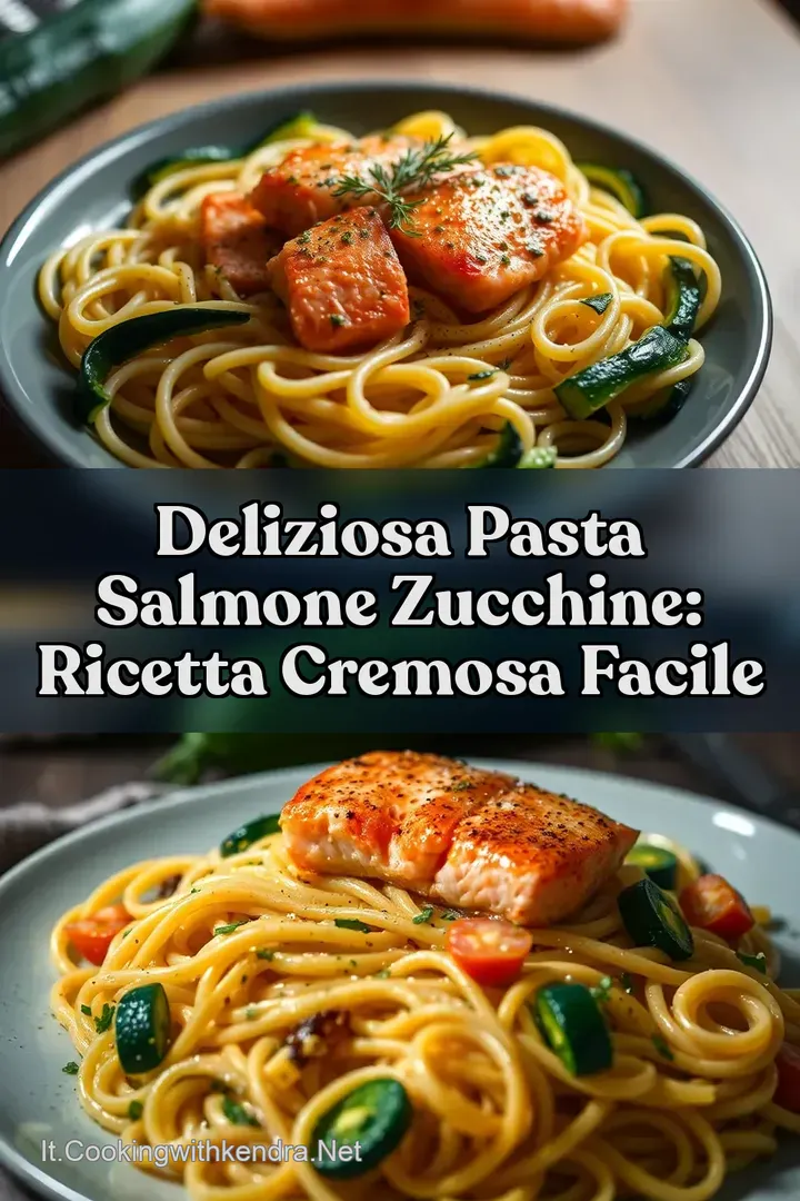 Deliziosa Pasta Salmone Zucchine: Ricetta Cremosa Facile