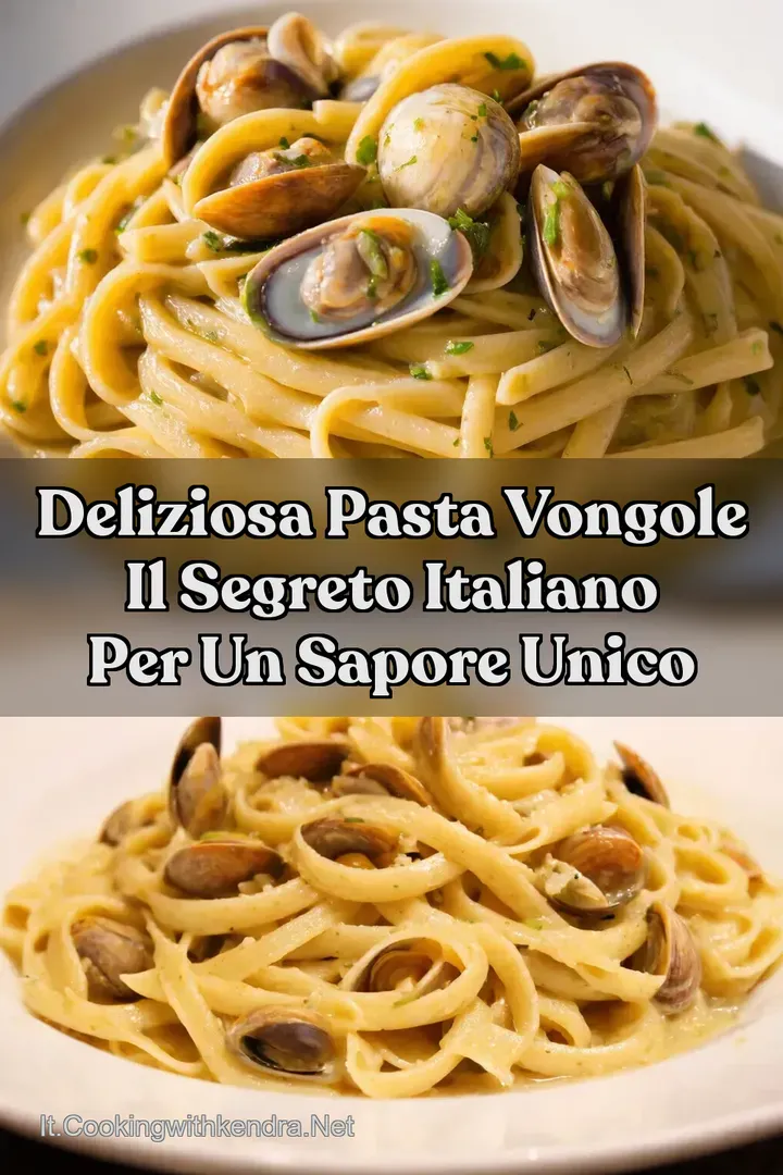 Deliziosa Pasta Vongole Il Segreto Italiano Per Un Sapore Unico