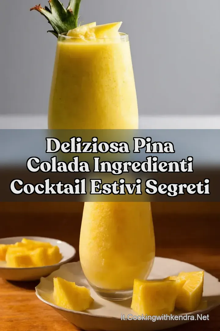 Deliziosa Pina Colada ingredienti cocktail estivi segreti