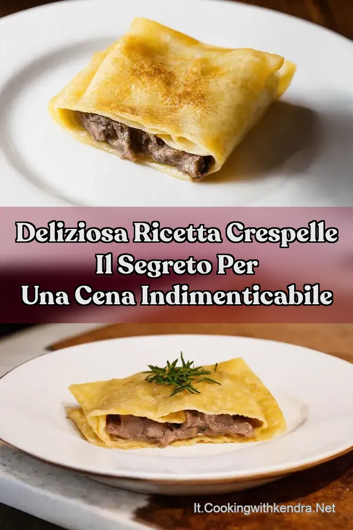 Deliziosa Ricetta Crespelle Il Segreto per una Cena Indimenticabile