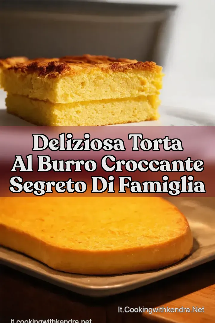 Deliziosa Torta al burro croccante Segreto di Famiglia