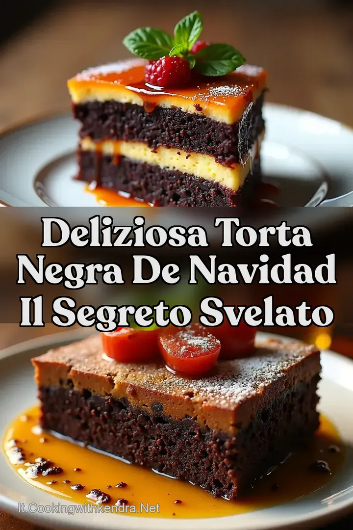 Deliziosa Torta Negra de Navidad Il segreto svelato