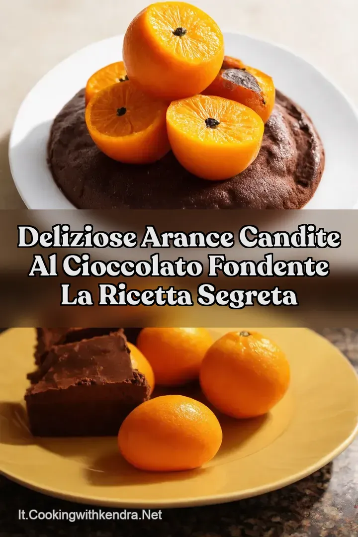 Deliziose Arance candite al cioccolato fondente La Ricetta Segreta
