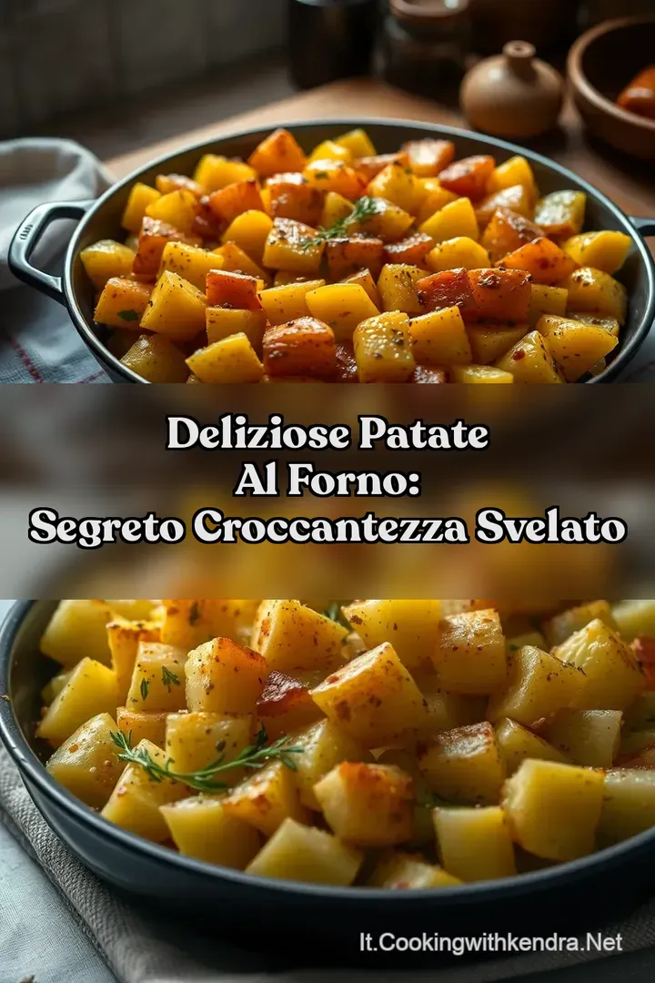 Deliziose Patate al Forno: Segreto Croccantezza Svelato