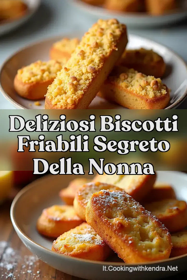 Deliziosi Biscotti Friabili Segreto della Nonna