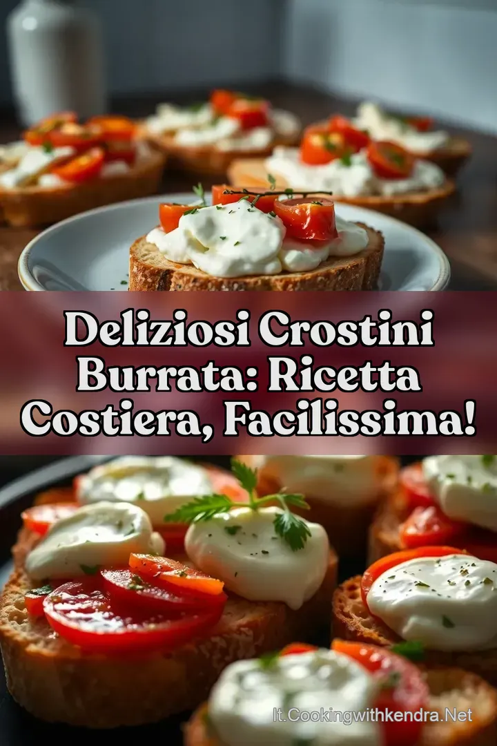 Deliziosi Crostini Burrata: Ricetta Costiera Facilissima!