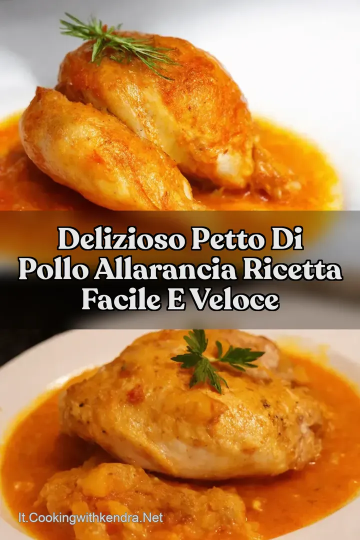 Delizioso Petto di Pollo allArancia Ricetta Facile e Veloce