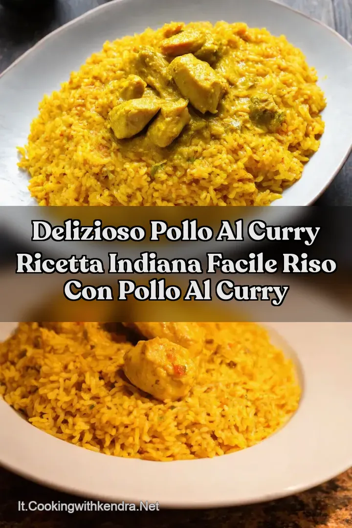 Delizioso Pollo al Curry Ricetta Indiana Facile riso con pollo al curry