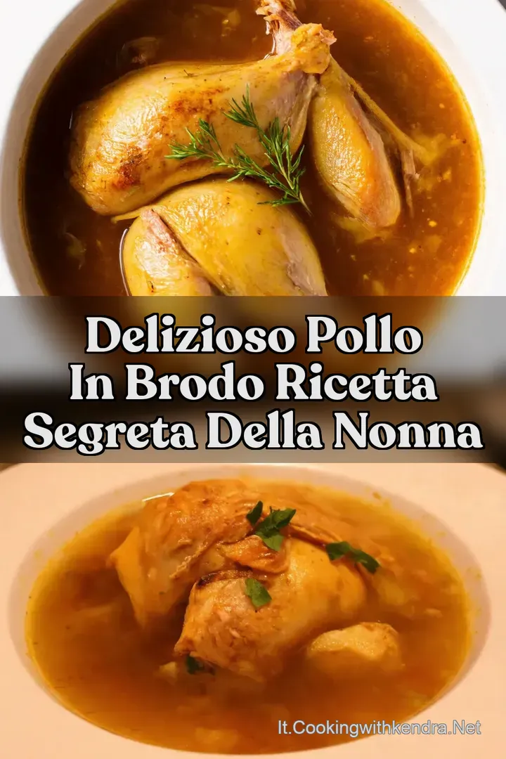 Delizioso Pollo in Brodo Ricetta Segreta della Nonna