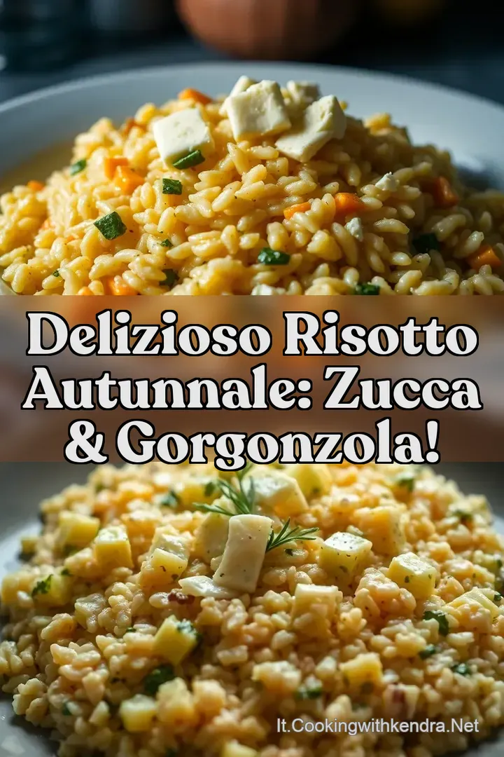 Delizioso Risotto Autunnale: Zucca & Gorgonzola!