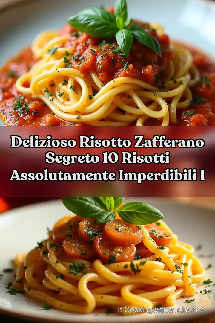 Delizioso Risotto Zafferano Segreto 10 RISOTTI ASSOLUTAMENTE IMPERDIBILI I