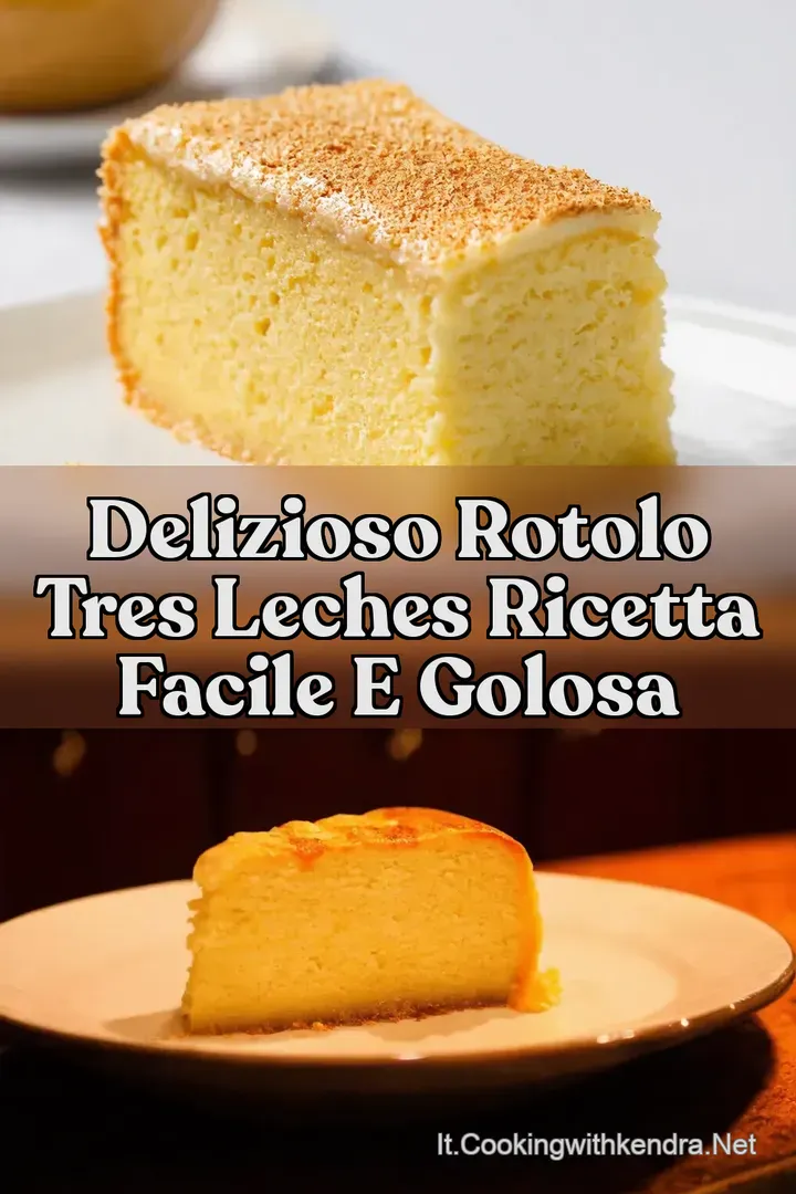 Delizioso Rotolo Tres Leches Ricetta Facile e Golosa
