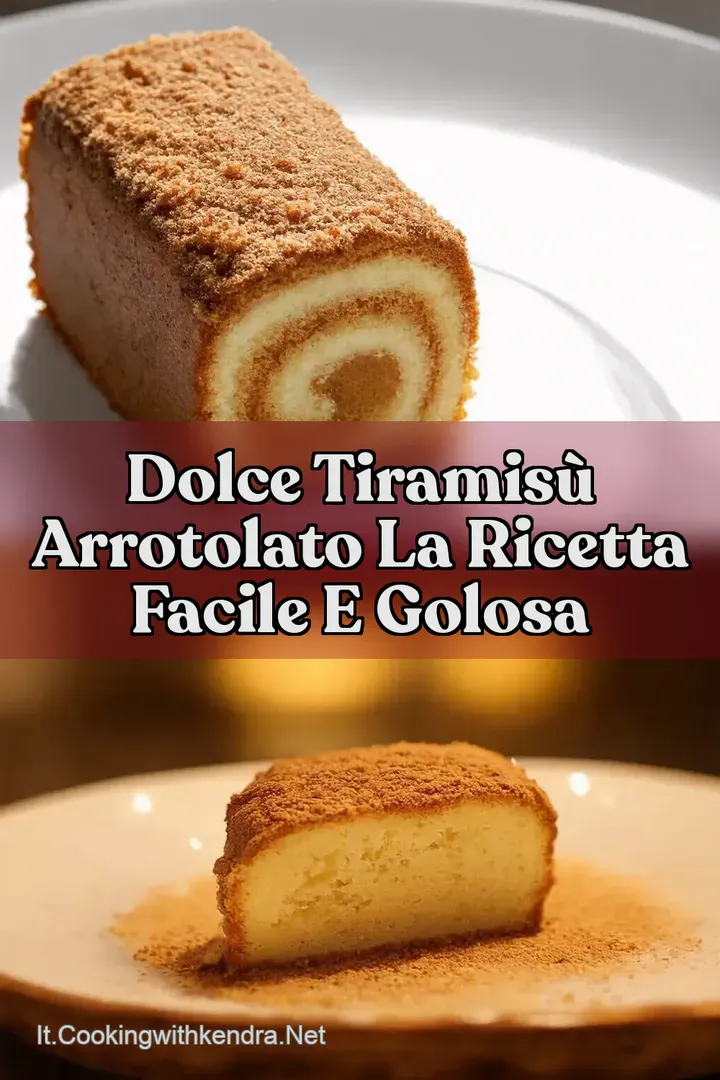 Dolce Tiramis&ugrave; Arrotolato La Ricetta Facile e Golosa