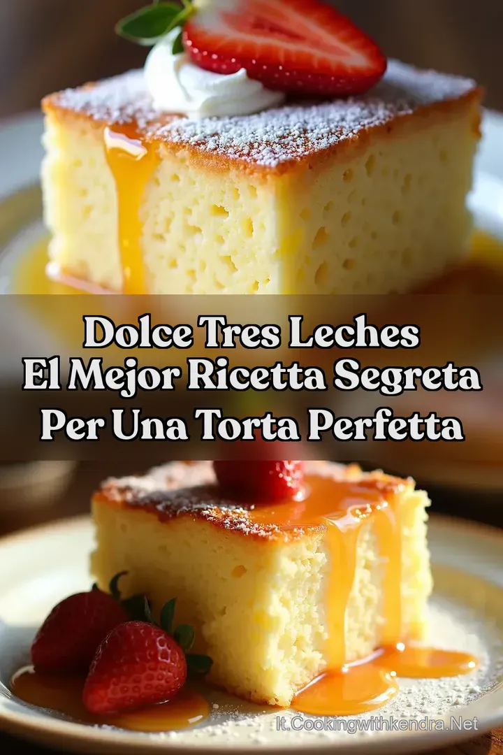 Dolce Tres Leches El Mejor Ricetta Segreta per una Torta Perfetta