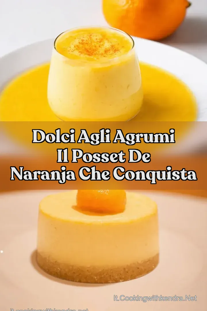 Dolci agli Agrumi Il Posset de Naranja che Conquista
