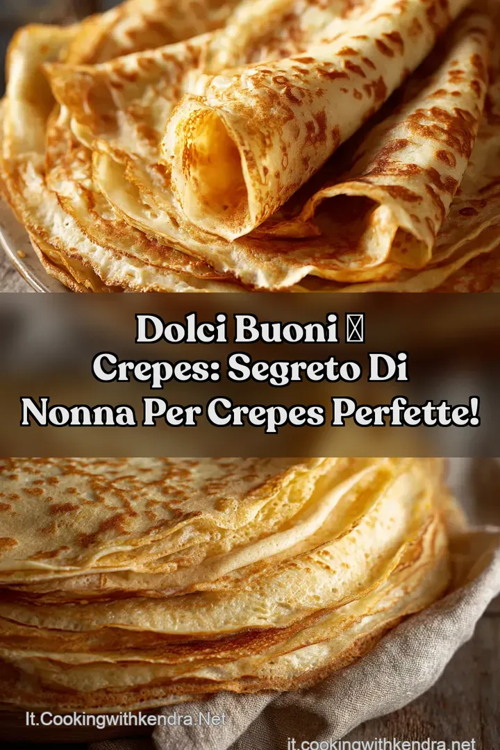 Dolci Buoni 🥞 Crepes: Segreto di Nonna per Crepes Perfette!