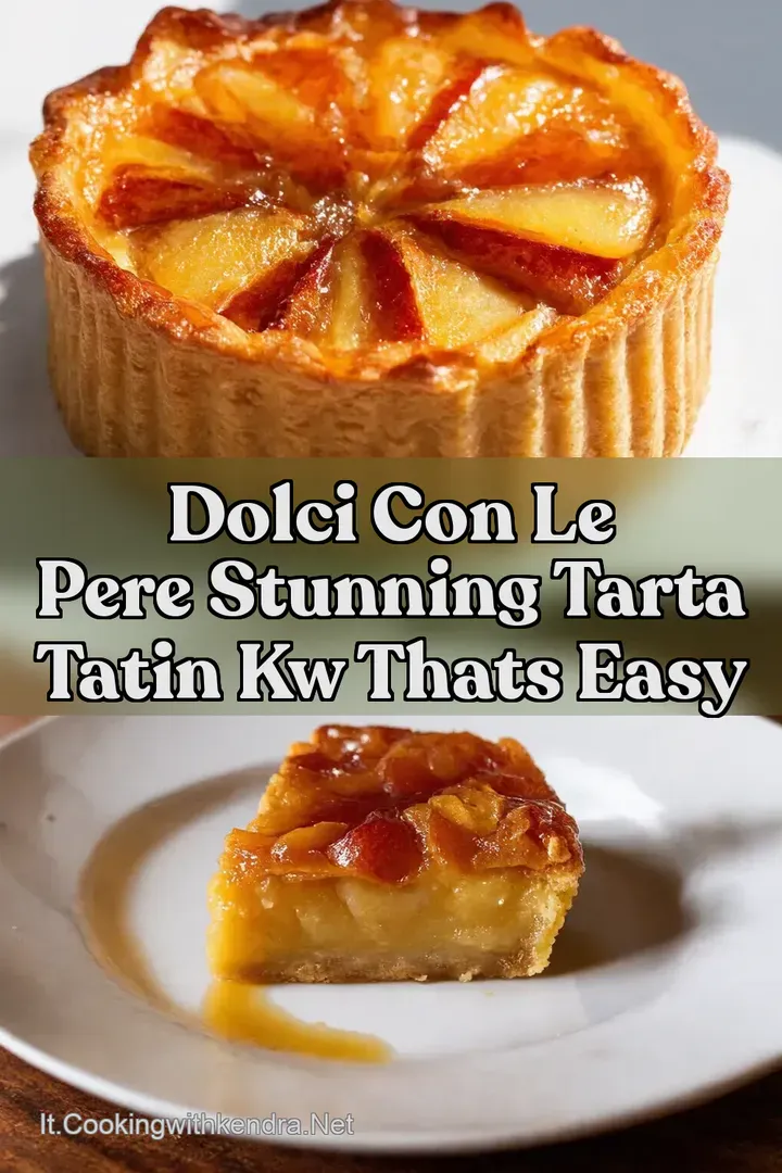 Dolci con le Pere Stunning Tarta Tatin kw Thats Easy
