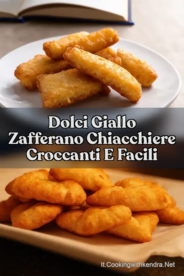 Dolci Giallo Zafferano Chiacchiere Croccanti e Facili