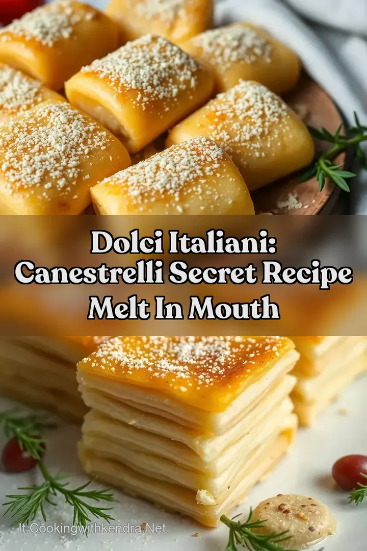 Dolci Italiani: Canestrelli Secret Recipe Melt in Mouth
