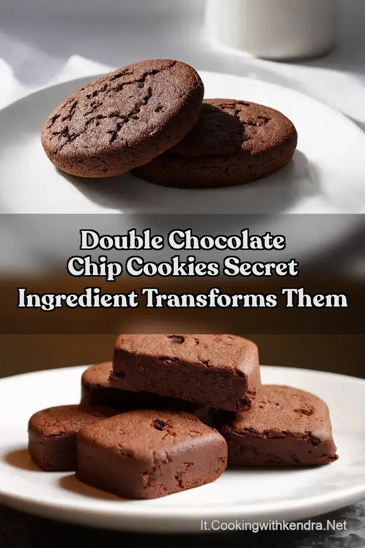 Double Chocolate Chip Cookies Secret Ingredient Transforms Them