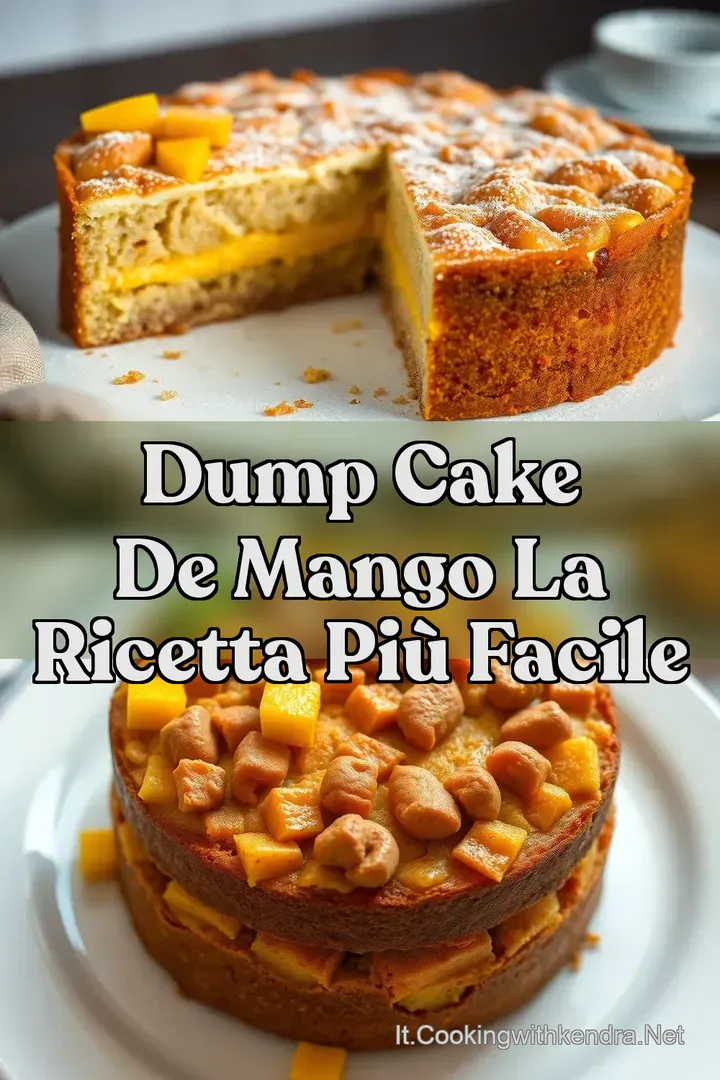 Dump cake de Mango La Ricetta Pi&ugrave; Facile