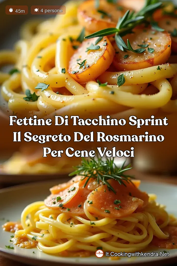 Fettine di Tacchino Sprint Il Segreto del Rosmarino per Cene Veloci