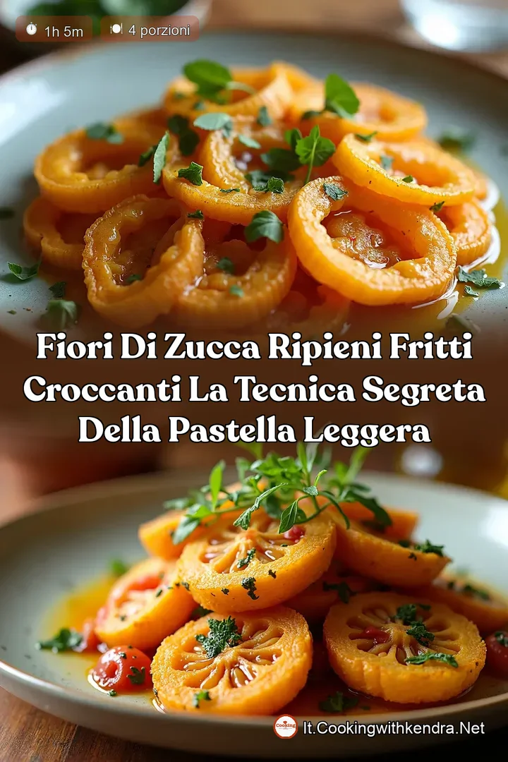 Fiori di Zucca Ripieni Fritti Croccanti La Tecnica Segreta della Pastella Leggera
