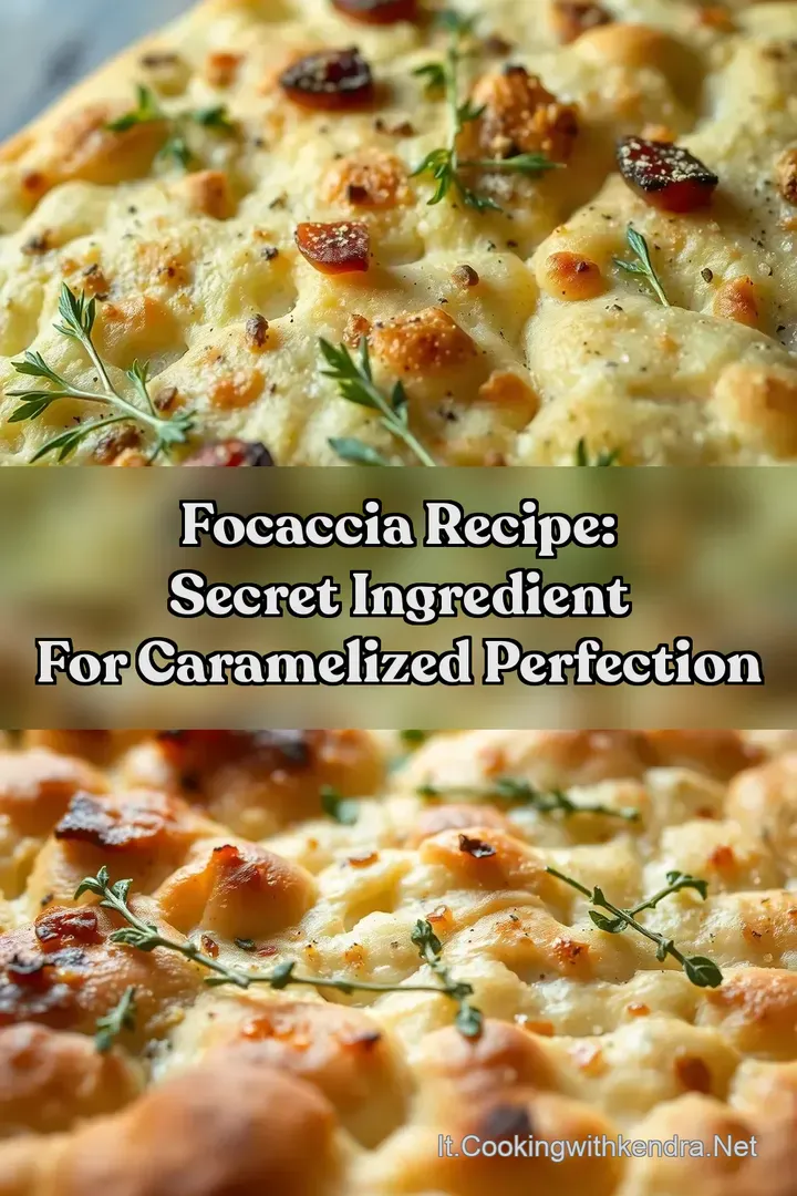 Focaccia Recipe: Secret Ingredient for Caramelized Perfection