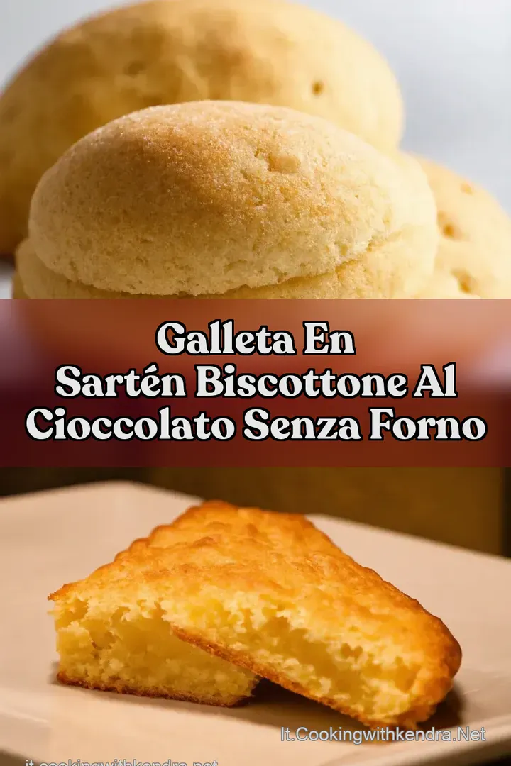 Galleta en Sart&eacute;n Biscottone al Cioccolato Senza Forno