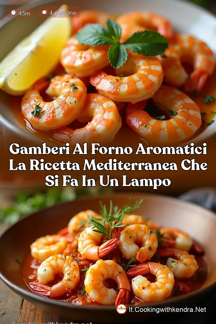 Gamberi al Forno Aromatici La Ricetta Mediterranea che si Fa in un Lampo