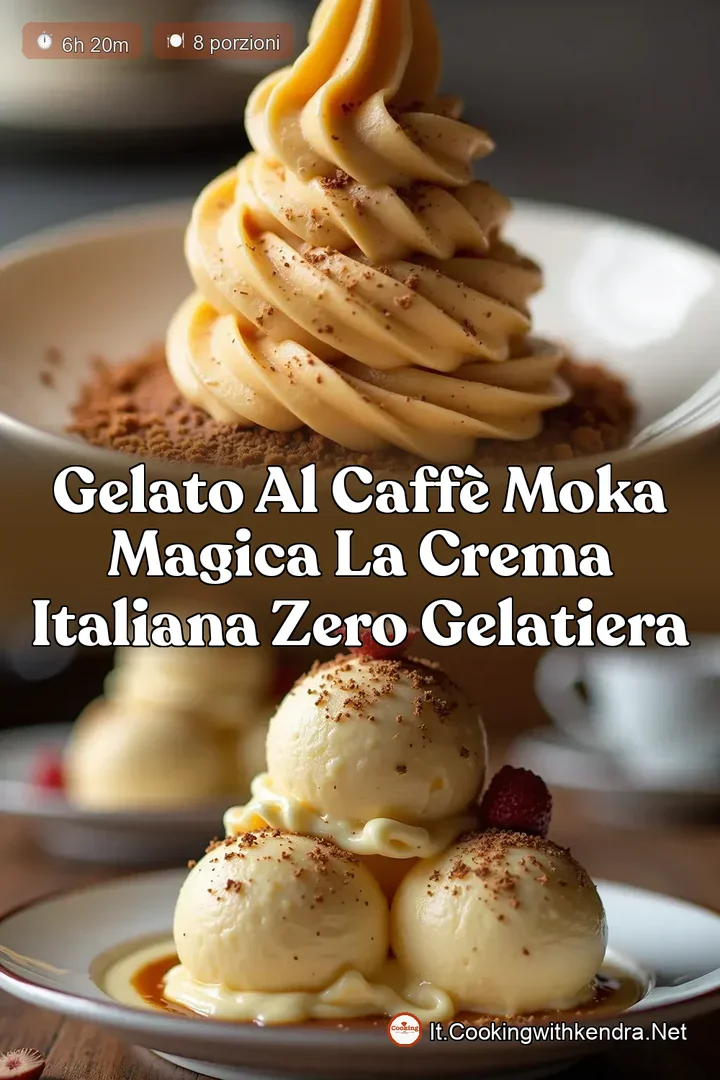 Gelato al Caff&egrave; Moka Magica La Crema Italiana Zero Gelatiera