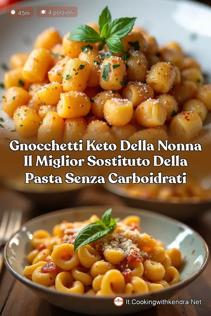 Gnocchetti Keto della Nonna Il Miglior Sostituto della Pasta Senza Carboidrati