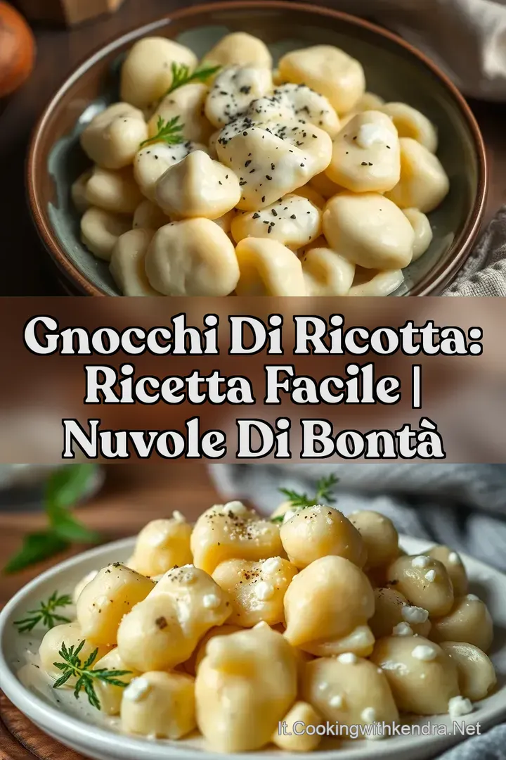 Gnocchi di Ricotta: Ricetta Facile | Nuvole di Bont&agrave;