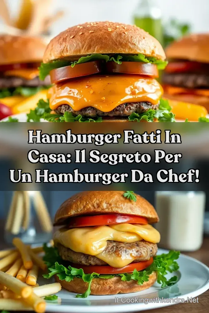 Hamburger Fatti in Casa: Il Segreto per un Hamburger da Chef!