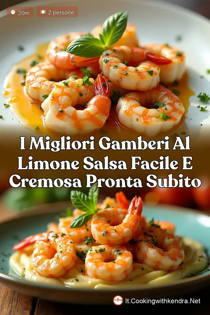 I Migliori Gamberi al Limone Salsa Facile e Cremosa Pronta Subito