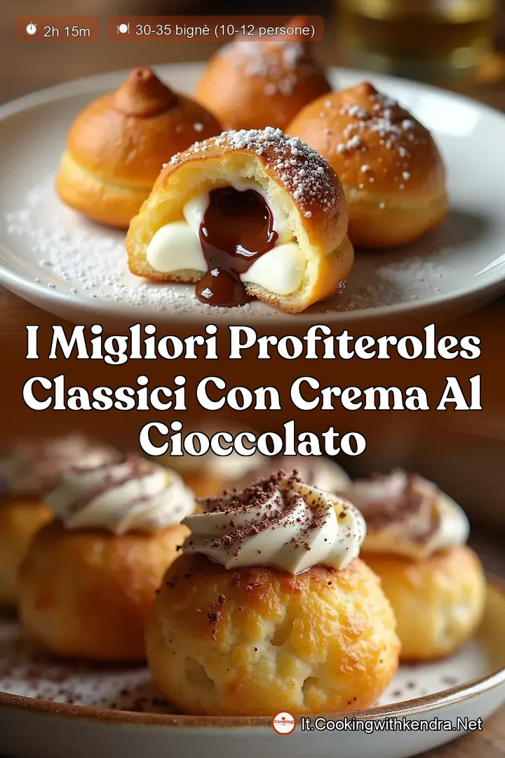 I Migliori Profiteroles Classici con Crema al Cioccolato