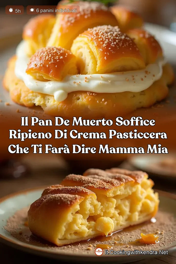 Il Pan de Muerto Soffice Ripieno di Crema Pasticcera che ti Far&agrave; Dire Mamma Mia